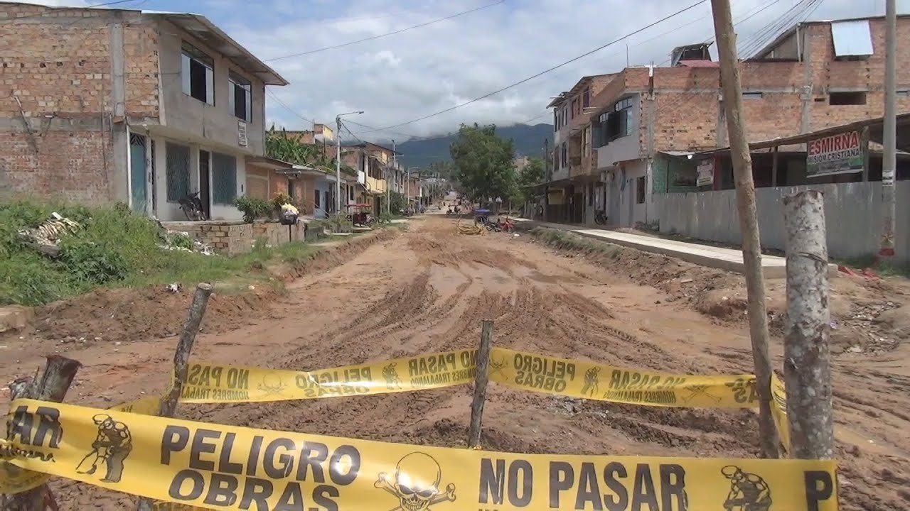 Tarapoto: Para evitar paralización de obra, vecinos del Jr. Túpac Amaru ...