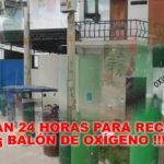 Tarapoto: Familiares de pacientes COVID-19 se demoran casi 24 horas en recargar balón de oxígeno