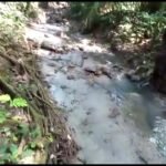 Tarapoto: Ecoguerrero denuncia contaminación de quebrada Ahuashiyacu con desperdicios de chanchería