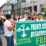 Tarapoto: Bases del Frecides se movilizaron, exigen liberación de Pedro Castillo y anuncian paro indefinido