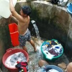 San Martín: Ante desabastecimiento de agua potable, chorro natural abastece a pobladores de Morales