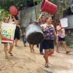 Tarapoto: Con ollas, baldes y bidones, vecinos de prolongación Tacna solicitaron agua potable