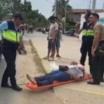Tarapoto: Madre de familia es embestida por motociclista en Av. Vía de Evitamiento