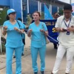 Tarapoto: Enfermeros de EsSalud se encadenan tras ocho días de huelga nacional indefinida