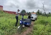 Morales: Encuentran trimóvil desmantelado en la nueva Vía de Evitamiento