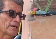 San Martín: Dirigente de Sauce mostró preocupación por problemas ocasionados por lluvias en obras de carretera y puente