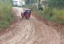 La Banda de Shilcayo: Vecinos de Villa San Luis exigen mejorar calle principal que se encuentra intransitable tras fuertes lluvias
