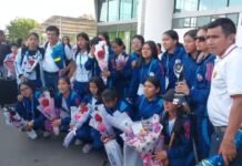 Tarapoto: Estudiantes de I.E. Juan Jiménez Pimentel se coronaron subcampeones nacionales de fútbol femenino