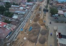 Tarapoto: Reinician trabajos en el Jr. Martínez de Compagñon tras interferencias técnicas