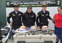 Morales: Recuperan moto lineal robada y desarticulan presunta banda que desmantelaba unidades menores