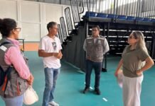 Morales: Verifican avances en Centro de Alto Rendimiento Regional de Vóley, se espera pronto funcionamiento