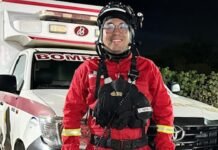 Tarapoto: Dan último adiós a bombero paramédico Piero Ventura, hombres de rojo lo acompañaron