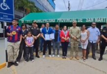 San Martín: Sereno de Tarapoto es reconocido por rescatar a tres menores y su madre atrapados en el río Cumbaza