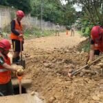 Tarapoto: Soldados del Ejército realizan labores de descolmatación por intensas lluvias