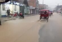 San Martin: Cuarenta distritos de San Martín en estado de emergencia por intensas lluvias