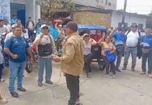 Tarapoto: Trabajadores estatales protestan exigiendo presupuesto para negociación colectiva