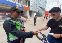 San Martín: Refuerzan operativos en Tarapoto para prevenir robos y delitos de marcaje
