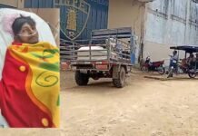 Tarapoto: Cuerpo de indigente fue llevado a penal de Sananguillo para despedir a madre y hermano internados