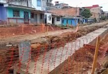 Tarapoto: MPSM asegura que obra de Jr. Bolognesi avanza por encima de lo programado