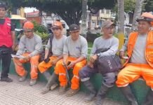 San Martín: Trabajadores de obra de saneamiento en La Banda de Shilcayo exigen pago de salarios atrasados