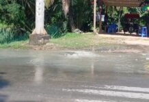Morales: Colapso de buzón de desagüe pone en riesgo a conductores y peatones en el Malecón Cumbaza