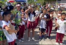 Morales: Más de 300 escolares de I.E. Las Palmeras participaron en campaña de reciclaje por San Juan