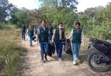 Cacatachi: Estudiantes de Ingeniería Ambiental de la UCV realizan jornada de limpieza en la quebrada Shupishiña