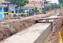 Tarapoto: Vecinos del. Jr. Bolognesi exigen solución urgente por colapso de desagüe y obras inconclusas