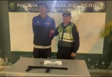 Tarapoto: Internan en penal a jovenzuelo de 19 años que portaban arma hechiza en medio de actos de vandalismo