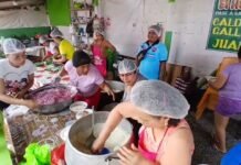 Tarapoto: Pobladores disfrutaron de deliciosos chicharrones en Mikuneada patronal