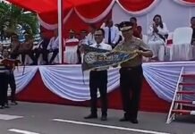 San Martín: I.E. Tarapoto destacó en desfile escolar, obtuvo primer lugar en secundaria y segundo en primaria