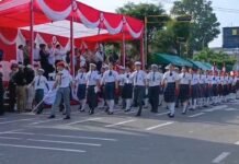 Tarapoto: Desfile escolar por Fiestas Patrias reunió a 45 instituciones educativas