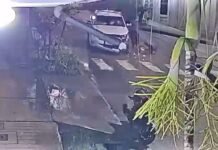 Tarapoto: Motociclista resulta herido tras colisión con patrullero en intersección del Jr. Grau y Atahualpa
