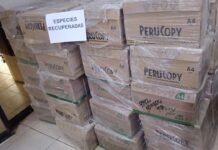 La Banda de Shilcayo: Recuperan 50 cajas de papel bond que eran enviadas a Lima tras presunta estafa