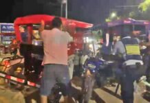 Morales: Motocarrista en aparente estado de ebriedad provoca accidente en Fonavi