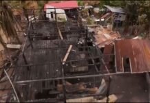 San Martín: Chazuta pide apoyo para cuatro familias afectadas por incendio