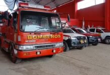 Tarapoto: Bomberos de la Compañía B-71 exigen al Goresam equipos para atender incendios forestales