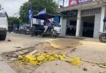 San Martín: Vecinos alertan hundimiento de vía en Morales tras trabajos de conexión de agua potable