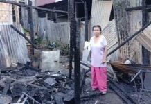 La Banda de Shilcayo: Propietaria afectada por incendio solicita apoyo con calaminas y madera