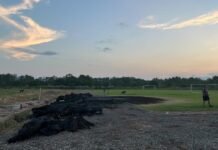 Tarapoto: Incendio destruye gras sintético destinado a cancha de entrenamiento de menores de Unión Comercio