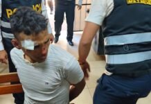 San Martín: Pobladores de Sauce capturan a presunto implicado en crimen, encuentran vehículo y arma de fuego