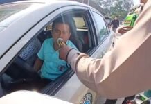 Tarapoto: Intervienen a conductor en presunto estado de ebriedad, fue en operativo para prevenir accidentes