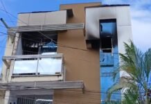 Tarapoto: Incendio en vivienda del Jr. Santa Inés deja daños materiales, cargadores de celulares lo habrían provocado