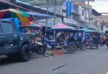 San Martín: Inician acciones para liberar tránsito en zona restringida del Jr. Tahuantinsuyo en Tarapoto