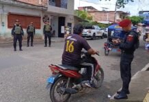 San Martín: En operativo de control en La Banda de Shilcayo intervienen a menor de edad