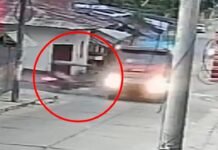 Tarapoto: Motocarrista impacta contra cisterna de Emapa y deja a ocupantes gravemente heridos