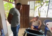 Morales: Empresario brinda apoyo solidario a poblador con neuropatía diabética severa