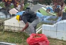 San Martín: 40 sentenciados limpian el Cementerio de Tarapoto para recibir a visitantes por Todos los Santos