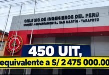 Tarapoto: Tras fallecimiento de menor de 10 años, INDECOPI multa con S/ 2 millones 475 mil a Colegio de Ingenieros del Perú C.D. San Martín