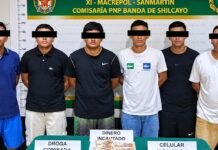 La Banda de Shilcayo: Policía interviene a presuntos barristas por presunta microcomercialización de drogas